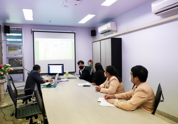 ภาพกิจกรรม  คณะวิทยาศาสตร์และเทคโนโลยี จัดกิจกรรมการตรวจประเมินคุณภาพการศึกษาภายใน ระดับคณะ ประจำปีการศึกษา 2564