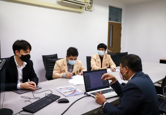 ภาพกิจกรรม  คณะวิทยาศาสตร์และเทคโนโลยี จัดกิจกรรมการตรวจประเมินคุณภาพการศึกษาภายใน ระดับคณะ ประจำปีการศึกษา 2564