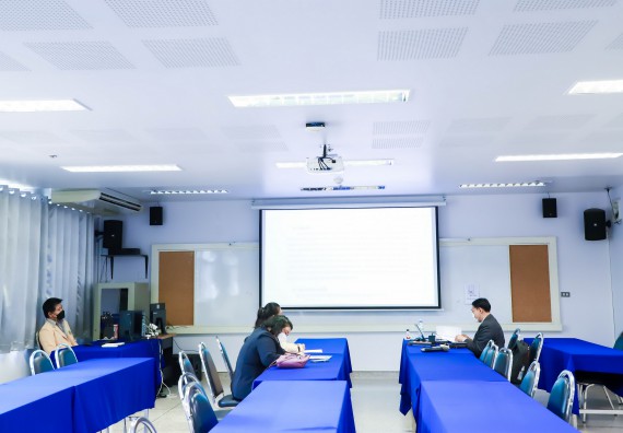 ภาพกิจกรรม  คณะวิทยาศาสตร์และเทคโนโลยี จัดกิจกรรมการตรวจประเมินคุณภาพการศึกษาภายใน ระดับคณะ ประจำปีการศึกษา 2564