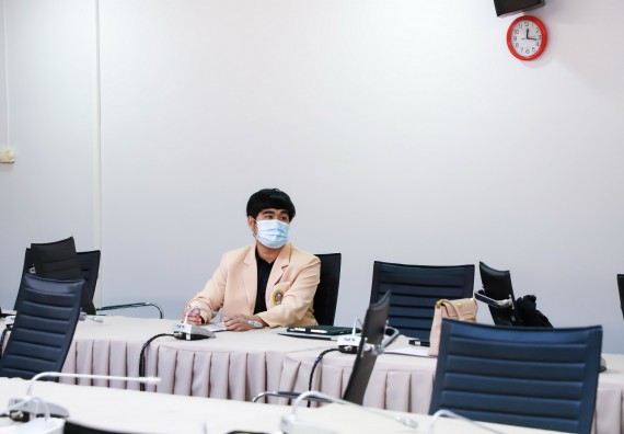 ภาพกิจกรรม  คณะวิทยาศาสตร์และเทคโนโลยี จัดกิจกรรมการตรวจประเมินคุณภาพการศึกษาภายใน ระดับคณะ ประจำปีการศึกษา 2564