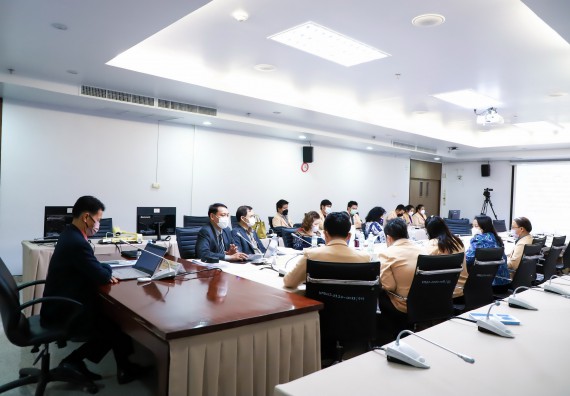 ภาพกิจกรรม  คณะวิทยาศาสตร์และเทคโนโลยี จัดกิจกรรมการตรวจประเมินคุณภาพการศึกษาภายใน ระดับคณะ ประจำปีการศึกษา 2564