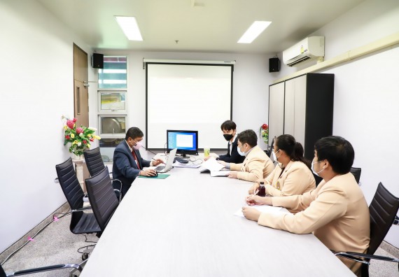 ภาพกิจกรรม  คณะวิทยาศาสตร์และเทคโนโลยี จัดกิจกรรมการตรวจประเมินคุณภาพการศึกษาภายใน ระดับคณะ ประจำปีการศึกษา 2564