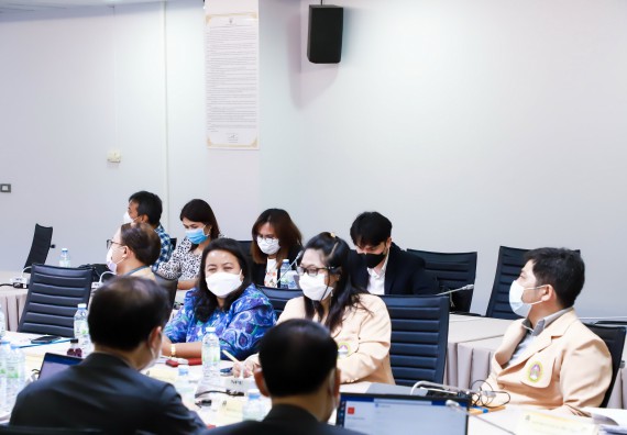 ภาพกิจกรรม  คณะวิทยาศาสตร์และเทคโนโลยี จัดกิจกรรมการตรวจประเมินคุณภาพการศึกษาภายใน ระดับคณะ ประจำปีการศึกษา 2564