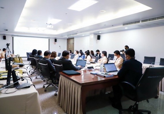 ภาพกิจกรรม  คณะวิทยาศาสตร์และเทคโนโลยี จัดกิจกรรมการตรวจประเมินคุณภาพการศึกษาภายใน ระดับคณะ ประจำปีการศึกษา 2564