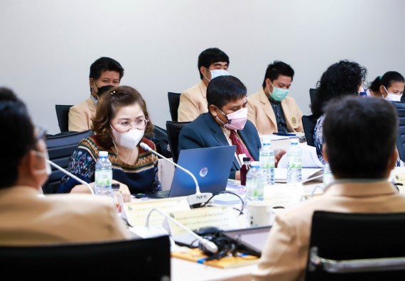 ภาพกิจกรรม  คณะวิทยาศาสตร์และเทคโนโลยี จัดกิจกรรมการตรวจประเมินคุณภาพการศึกษาภายใน ระดับคณะ ประจำปีการศึกษา 2564