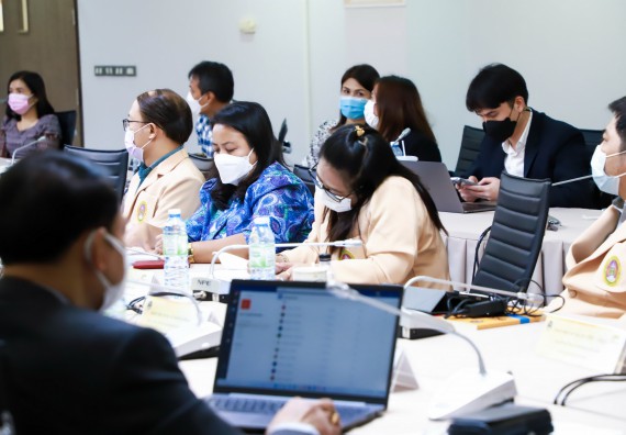 ภาพกิจกรรม  คณะวิทยาศาสตร์และเทคโนโลยี จัดกิจกรรมการตรวจประเมินคุณภาพการศึกษาภายใน ระดับคณะ ประจำปีการศึกษา 2564