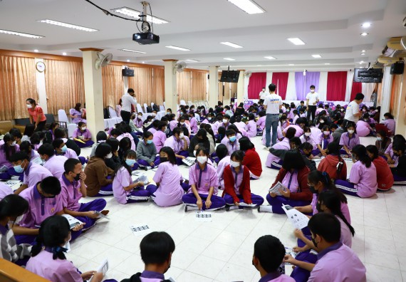 ภาพกิจกรรม  คณะวิทยาศาสตร์และเทคโนโลยี จัดโครงการค่ายวิชาการกิจกรรมค่ายส่งเสริมกระบวนการคิด ชั้นมัธยมศึกษาปีที่ 4 (วิทยาศาสตร์ คณิตศาสตร์ เทคโนโลยี : STEM)