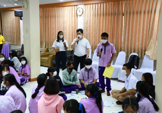 ภาพกิจกรรม  คณะวิทยาศาสตร์และเทคโนโลยี จัดโครงการค่ายวิชาการกิจกรรมค่ายส่งเสริมกระบวนการคิด ชั้นมัธยมศึกษาปีที่ 4 (วิทยาศาสตร์ คณิตศาสตร์ เทคโนโลยี : STEM)