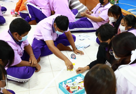 ภาพกิจกรรม  คณะวิทยาศาสตร์และเทคโนโลยี จัดโครงการค่ายวิชาการกิจกรรมค่ายส่งเสริมกระบวนการคิด ชั้นมัธยมศึกษาปีที่ 4 (วิทยาศาสตร์ คณิตศาสตร์ เทคโนโลยี : STEM)