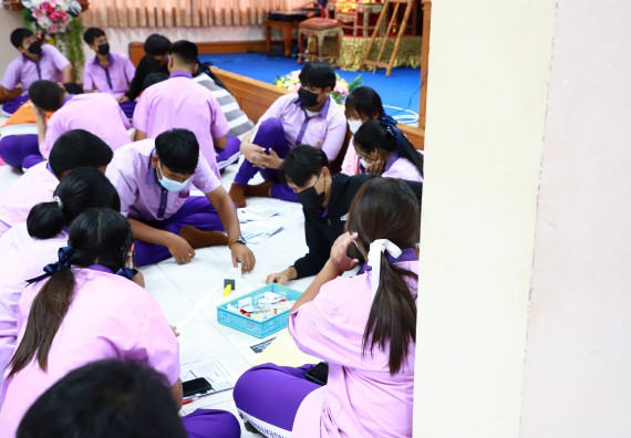 ภาพกิจกรรม  คณะวิทยาศาสตร์และเทคโนโลยี จัดโครงการค่ายวิชาการกิจกรรมค่ายส่งเสริมกระบวนการคิด ชั้นมัธยมศึกษาปีที่ 4 (วิทยาศาสตร์ คณิตศาสตร์ เทคโนโลยี : STEM)