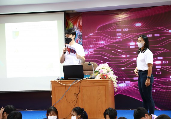 ภาพกิจกรรม  คณะวิทยาศาสตร์และเทคโนโลยี จัดโครงการค่ายวิชาการกิจกรรมค่ายส่งเสริมกระบวนการคิด ชั้นมัธยมศึกษาปีที่ 4 (วิทยาศาสตร์ คณิตศาสตร์ เทคโนโลยี : STEM)