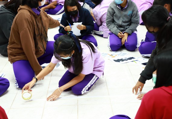 ภาพกิจกรรม  คณะวิทยาศาสตร์และเทคโนโลยี จัดโครงการค่ายวิชาการกิจกรรมค่ายส่งเสริมกระบวนการคิด ชั้นมัธยมศึกษาปีที่ 4 (วิทยาศาสตร์ คณิตศาสตร์ เทคโนโลยี : STEM)