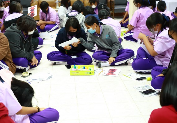 ภาพกิจกรรม  คณะวิทยาศาสตร์และเทคโนโลยี จัดโครงการค่ายวิชาการกิจกรรมค่ายส่งเสริมกระบวนการคิด ชั้นมัธยมศึกษาปีที่ 4 (วิทยาศาสตร์ คณิตศาสตร์ เทคโนโลยี : STEM)