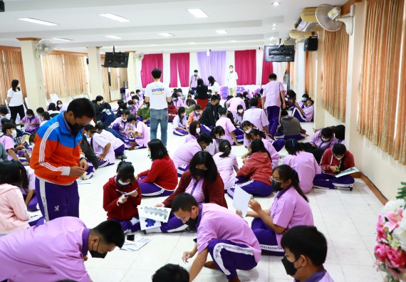 ภาพกิจกรรม  คณะวิทยาศาสตร์และเทคโนโลยี จัดโครงการค่ายวิชาการกิจกรรมค่ายส่งเสริมกระบวนการคิด ชั้นมัธยมศึกษาปีที่ 4 (วิทยาศาสตร์ คณิตศาสตร์ เทคโนโลยี : STEM)