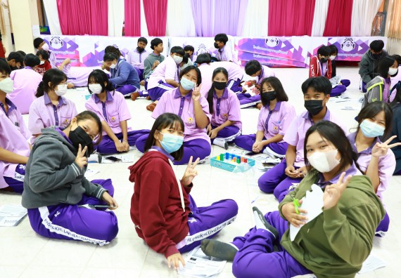 ภาพกิจกรรม  คณะวิทยาศาสตร์และเทคโนโลยี จัดโครงการค่ายวิชาการกิจกรรมค่ายส่งเสริมกระบวนการคิด ชั้นมัธยมศึกษาปีที่ 4 (วิทยาศาสตร์ คณิตศาสตร์ เทคโนโลยี : STEM)