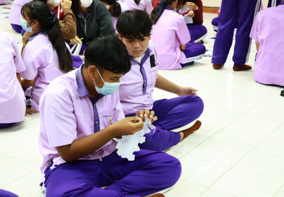 ภาพกิจกรรม  คณะวิทยาศาสตร์และเทคโนโลยี จัดโครงการค่ายวิชาการกิจกรรมค่ายส่งเสริมกระบวนการคิด ชั้นมัธยมศึกษาปีที่ 4 (วิทยาศาสตร์ คณิตศาสตร์ เทคโนโลยี : STEM)