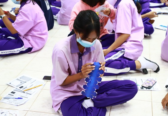 ภาพกิจกรรม  คณะวิทยาศาสตร์และเทคโนโลยี จัดโครงการค่ายวิชาการกิจกรรมค่ายส่งเสริมกระบวนการคิด ชั้นมัธยมศึกษาปีที่ 4 (วิทยาศาสตร์ คณิตศาสตร์ เทคโนโลยี : STEM)