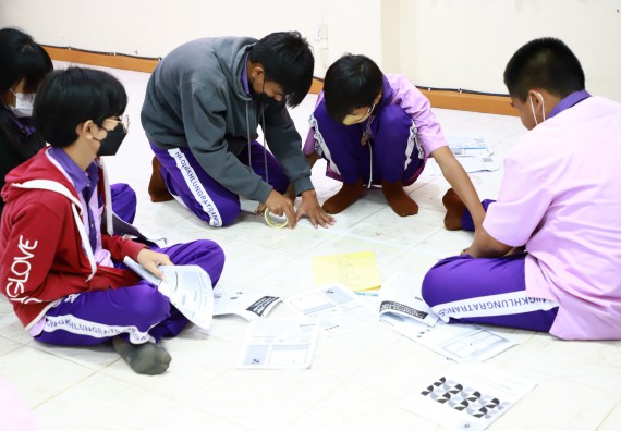 ภาพกิจกรรม  คณะวิทยาศาสตร์และเทคโนโลยี จัดโครงการค่ายวิชาการกิจกรรมค่ายส่งเสริมกระบวนการคิด ชั้นมัธยมศึกษาปีที่ 4 (วิทยาศาสตร์ คณิตศาสตร์ เทคโนโลยี : STEM)