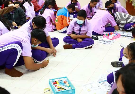 ภาพกิจกรรม  คณะวิทยาศาสตร์และเทคโนโลยี จัดโครงการค่ายวิชาการกิจกรรมค่ายส่งเสริมกระบวนการคิด ชั้นมัธยมศึกษาปีที่ 4 (วิทยาศาสตร์ คณิตศาสตร์ เทคโนโลยี : STEM)