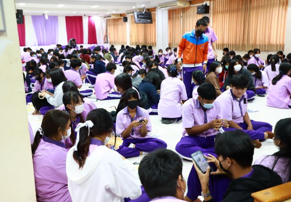 ภาพกิจกรรม  คณะวิทยาศาสตร์และเทคโนโลยี จัดโครงการค่ายวิชาการกิจกรรมค่ายส่งเสริมกระบวนการคิด ชั้นมัธยมศึกษาปีที่ 4 (วิทยาศาสตร์ คณิตศาสตร์ เทคโนโลยี : STEM)