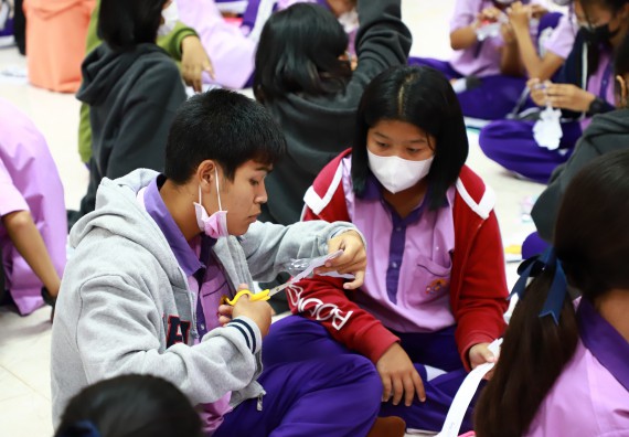 ภาพกิจกรรม  คณะวิทยาศาสตร์และเทคโนโลยี จัดโครงการค่ายวิชาการกิจกรรมค่ายส่งเสริมกระบวนการคิด ชั้นมัธยมศึกษาปีที่ 4 (วิทยาศาสตร์ คณิตศาสตร์ เทคโนโลยี : STEM)