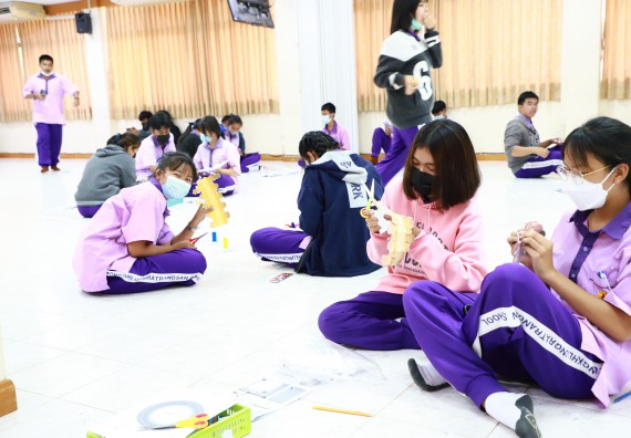 ภาพกิจกรรม  คณะวิทยาศาสตร์และเทคโนโลยี จัดโครงการค่ายวิชาการกิจกรรมค่ายส่งเสริมกระบวนการคิด ชั้นมัธยมศึกษาปีที่ 4 (วิทยาศาสตร์ คณิตศาสตร์ เทคโนโลยี : STEM)