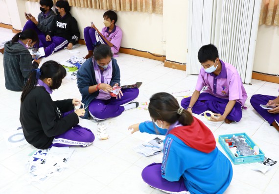 ภาพกิจกรรม  คณะวิทยาศาสตร์และเทคโนโลยี จัดโครงการค่ายวิชาการกิจกรรมค่ายส่งเสริมกระบวนการคิด ชั้นมัธยมศึกษาปีที่ 4 (วิทยาศาสตร์ คณิตศาสตร์ เทคโนโลยี : STEM)