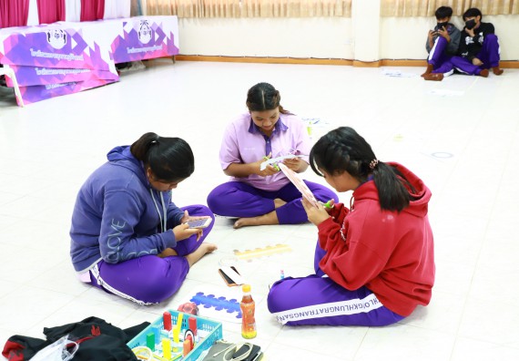 ภาพกิจกรรม  คณะวิทยาศาสตร์และเทคโนโลยี จัดโครงการค่ายวิชาการกิจกรรมค่ายส่งเสริมกระบวนการคิด ชั้นมัธยมศึกษาปีที่ 4 (วิทยาศาสตร์ คณิตศาสตร์ เทคโนโลยี : STEM)