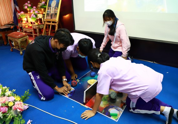 ภาพกิจกรรม  คณะวิทยาศาสตร์และเทคโนโลยี จัดโครงการค่ายวิชาการกิจกรรมค่ายส่งเสริมกระบวนการคิด ชั้นมัธยมศึกษาปีที่ 4 (วิทยาศาสตร์ คณิตศาสตร์ เทคโนโลยี : STEM)