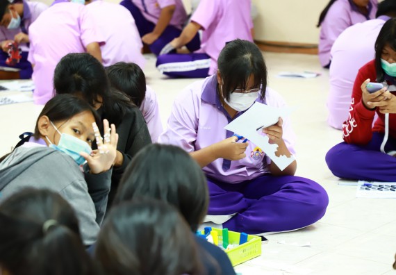 ภาพกิจกรรม  คณะวิทยาศาสตร์และเทคโนโลยี จัดโครงการค่ายวิชาการกิจกรรมค่ายส่งเสริมกระบวนการคิด ชั้นมัธยมศึกษาปีที่ 4 (วิทยาศาสตร์ คณิตศาสตร์ เทคโนโลยี : STEM)