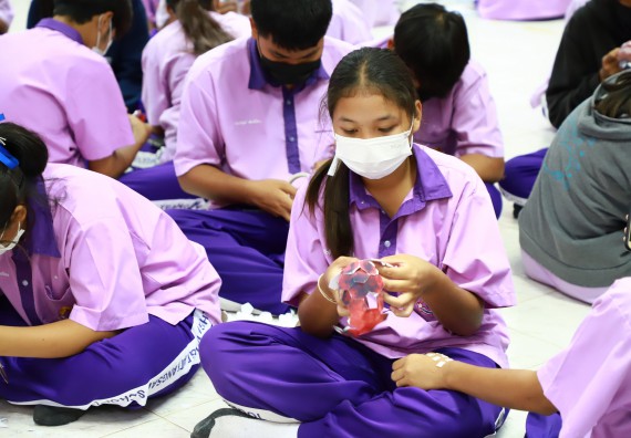 ภาพกิจกรรม  คณะวิทยาศาสตร์และเทคโนโลยี จัดโครงการค่ายวิชาการกิจกรรมค่ายส่งเสริมกระบวนการคิด ชั้นมัธยมศึกษาปีที่ 4 (วิทยาศาสตร์ คณิตศาสตร์ เทคโนโลยี : STEM)