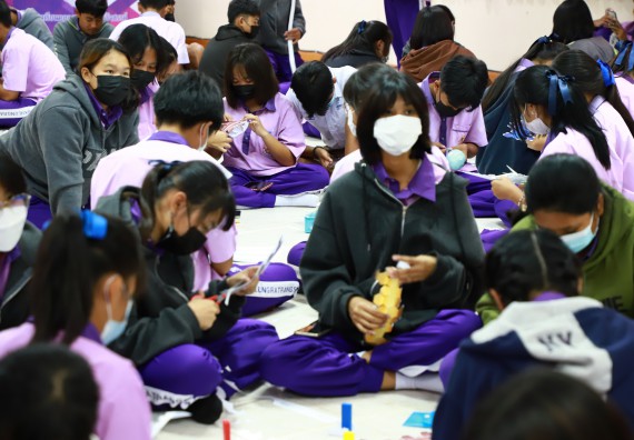 ภาพกิจกรรม  คณะวิทยาศาสตร์และเทคโนโลยี จัดโครงการค่ายวิชาการกิจกรรมค่ายส่งเสริมกระบวนการคิด ชั้นมัธยมศึกษาปีที่ 4 (วิทยาศาสตร์ คณิตศาสตร์ เทคโนโลยี : STEM)