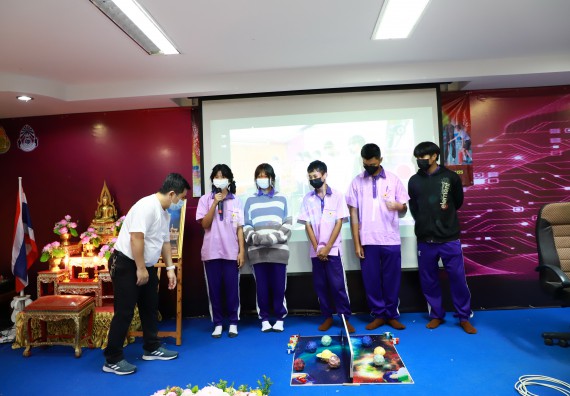 ภาพกิจกรรม  คณะวิทยาศาสตร์และเทคโนโลยี จัดโครงการค่ายวิชาการกิจกรรมค่ายส่งเสริมกระบวนการคิด ชั้นมัธยมศึกษาปีที่ 4 (วิทยาศาสตร์ คณิตศาสตร์ เทคโนโลยี : STEM)