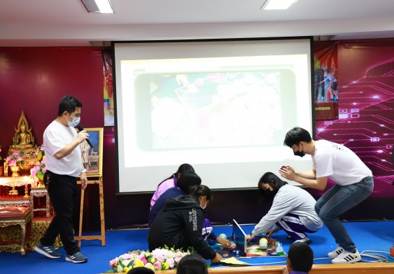 ภาพกิจกรรม  คณะวิทยาศาสตร์และเทคโนโลยี จัดโครงการค่ายวิชาการกิจกรรมค่ายส่งเสริมกระบวนการคิด ชั้นมัธยมศึกษาปีที่ 4 (วิทยาศาสตร์ คณิตศาสตร์ เทคโนโลยี : STEM)