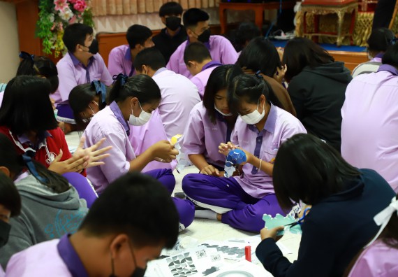 ภาพกิจกรรม  คณะวิทยาศาสตร์และเทคโนโลยี จัดโครงการค่ายวิชาการกิจกรรมค่ายส่งเสริมกระบวนการคิด ชั้นมัธยมศึกษาปีที่ 4 (วิทยาศาสตร์ คณิตศาสตร์ เทคโนโลยี : STEM)