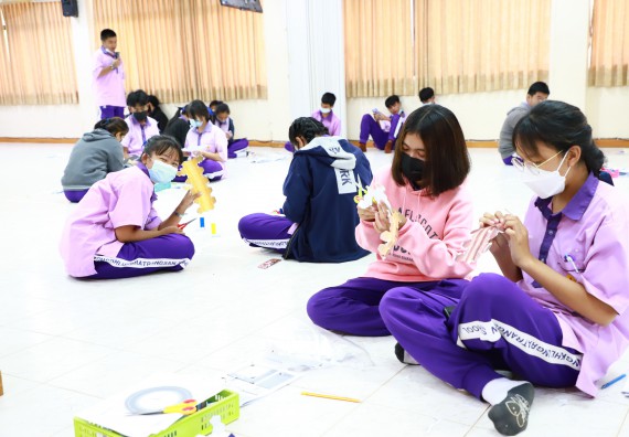 ภาพกิจกรรม  คณะวิทยาศาสตร์และเทคโนโลยี จัดโครงการค่ายวิชาการกิจกรรมค่ายส่งเสริมกระบวนการคิด ชั้นมัธยมศึกษาปีที่ 4 (วิทยาศาสตร์ คณิตศาสตร์ เทคโนโลยี : STEM)