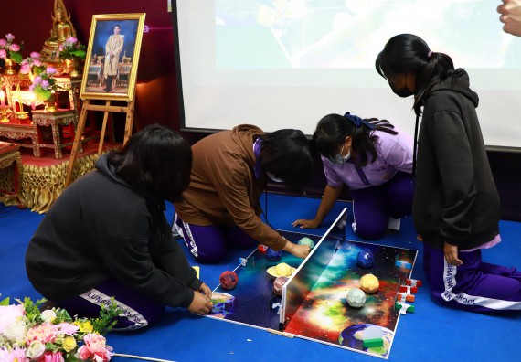 ภาพกิจกรรม  คณะวิทยาศาสตร์และเทคโนโลยี จัดโครงการค่ายวิชาการกิจกรรมค่ายส่งเสริมกระบวนการคิด ชั้นมัธยมศึกษาปีที่ 4 (วิทยาศาสตร์ คณิตศาสตร์ เทคโนโลยี : STEM)