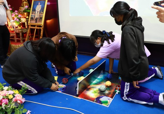 ภาพกิจกรรม  คณะวิทยาศาสตร์และเทคโนโลยี จัดโครงการค่ายวิชาการกิจกรรมค่ายส่งเสริมกระบวนการคิด ชั้นมัธยมศึกษาปีที่ 4 (วิทยาศาสตร์ คณิตศาสตร์ เทคโนโลยี : STEM)