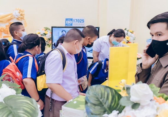 ภาพกิจกรรม  คณะวิทยาศาสตร์และเทคโนโลยีมหาวิทยาลัยราชภัฏกำแพงเพชร จัดงานสัปดาห์วิทยาศาสตร์แห่งชาติ ส่วนภูมิภาค ประจำปี 2565