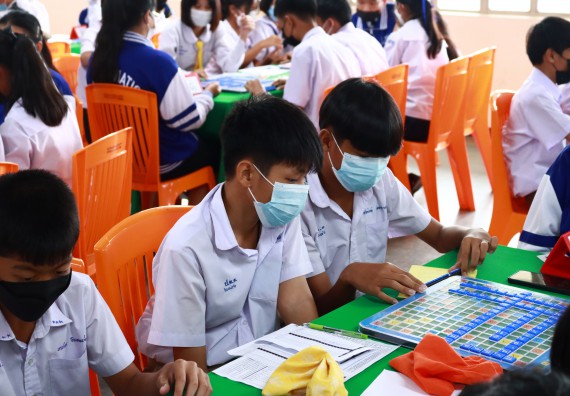 ภาพกิจกรรม  คณะวิทยาศาสตร์และเทคโนโลยีมหาวิทยาลัยราชภัฏกำแพงเพชร จัดงานสัปดาห์วิทยาศาสตร์แห่งชาติ ส่วนภูมิภาค ประจำปี 2565