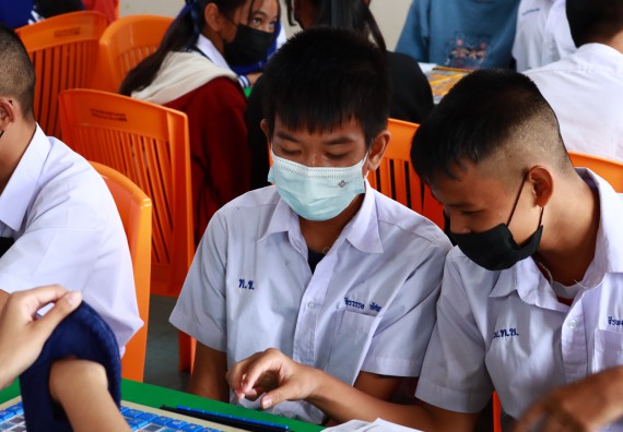 ภาพกิจกรรม  คณะวิทยาศาสตร์และเทคโนโลยีมหาวิทยาลัยราชภัฏกำแพงเพชร จัดงานสัปดาห์วิทยาศาสตร์แห่งชาติ ส่วนภูมิภาค ประจำปี 2565