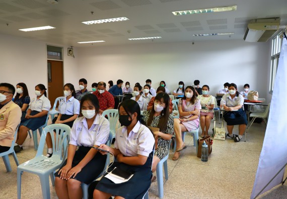 ภาพกิจกรรม  คณะวิทยาศาสตร์และเทคโนโลยีมหาวิทยาลัยราชภัฏกำแพงเพชร จัดงานสัปดาห์วิทยาศาสตร์แห่งชาติ ส่วนภูมิภาค ประจำปี 2565