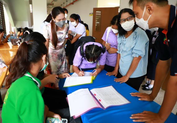 ภาพกิจกรรม  คณะวิทยาศาสตร์และเทคโนโลยีมหาวิทยาลัยราชภัฏกำแพงเพชร จัดงานสัปดาห์วิทยาศาสตร์แห่งชาติ ส่วนภูมิภาค ประจำปี 2565