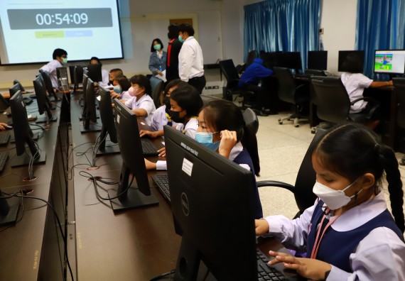 ภาพกิจกรรม  คณะวิทยาศาสตร์และเทคโนโลยีมหาวิทยาลัยราชภัฏกำแพงเพชร จัดงานสัปดาห์วิทยาศาสตร์แห่งชาติ ส่วนภูมิภาค ประจำปี 2565