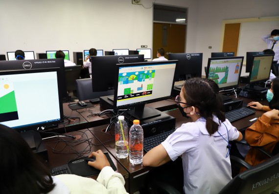 ภาพกิจกรรม  คณะวิทยาศาสตร์และเทคโนโลยีมหาวิทยาลัยราชภัฏกำแพงเพชร จัดงานสัปดาห์วิทยาศาสตร์แห่งชาติ ส่วนภูมิภาค ประจำปี 2565