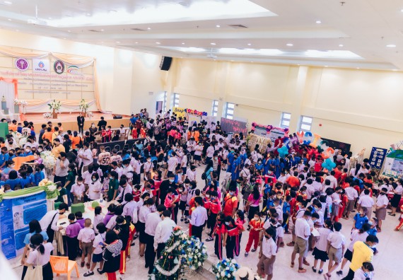 ภาพกิจกรรม  คณะวิทยาศาสตร์และเทคโนโลยีมหาวิทยาลัยราชภัฏกำแพงเพชร จัดงานสัปดาห์วิทยาศาสตร์แห่งชาติ ส่วนภูมิภาค ประจำปี 2565