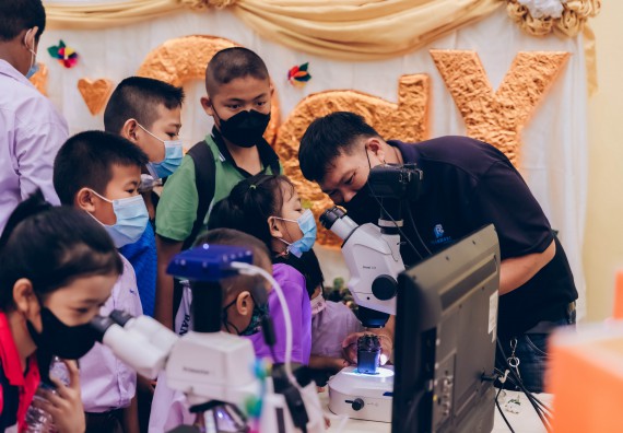 ภาพกิจกรรม  คณะวิทยาศาสตร์และเทคโนโลยีมหาวิทยาลัยราชภัฏกำแพงเพชร จัดงานสัปดาห์วิทยาศาสตร์แห่งชาติ ส่วนภูมิภาค ประจำปี 2565