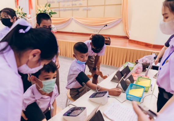 ภาพกิจกรรม  คณะวิทยาศาสตร์และเทคโนโลยีมหาวิทยาลัยราชภัฏกำแพงเพชร จัดงานสัปดาห์วิทยาศาสตร์แห่งชาติ ส่วนภูมิภาค ประจำปี 2565