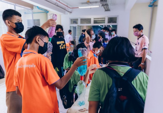 ภาพกิจกรรม  คณะวิทยาศาสตร์และเทคโนโลยีมหาวิทยาลัยราชภัฏกำแพงเพชร จัดงานสัปดาห์วิทยาศาสตร์แห่งชาติ ส่วนภูมิภาค ประจำปี 2565