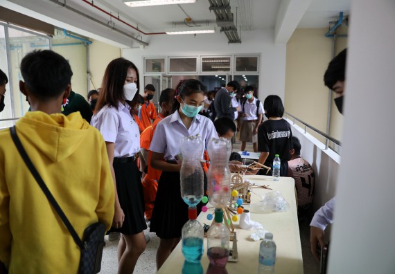 ภาพกิจกรรม  คณะวิทยาศาสตร์และเทคโนโลยีมหาวิทยาลัยราชภัฏกำแพงเพชร จัดงานสัปดาห์วิทยาศาสตร์แห่งชาติ ส่วนภูมิภาค ประจำปี 2565